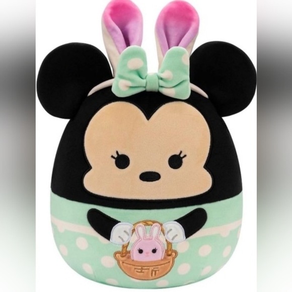 Squishmallows Other - NWT Squishmallows Disney Easter Minnie Mouse 8" plush toy